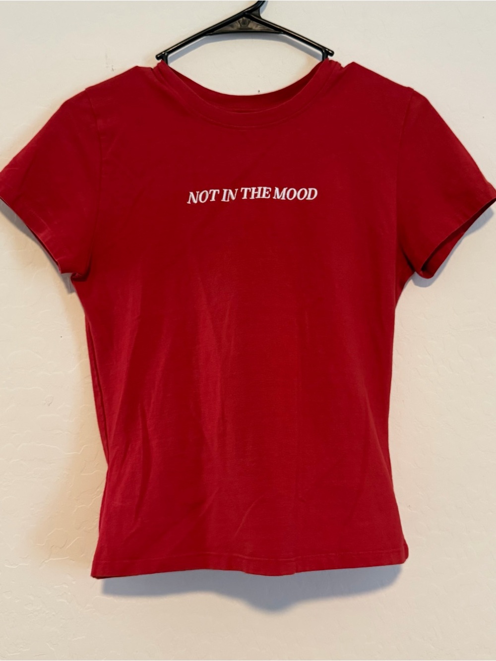 Lucky Brand Red Crewneck Graphic Tee